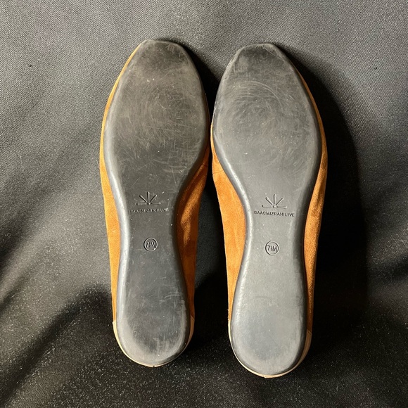 Isaac Mizrah Tan Suede Women's Loafers - Picture 9 of 9